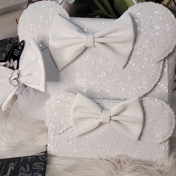 Minnie MOUSE WEDDING CROSSBODY BAG&Wallet